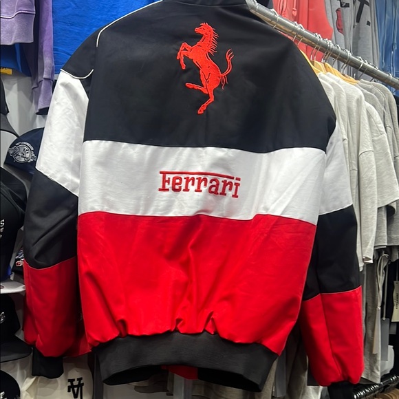 Ferrari Racing Jacket with Logos - Picture 2 of 3